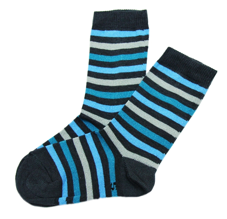 Dětské ponožky Design Sock pruhy modré 15-16