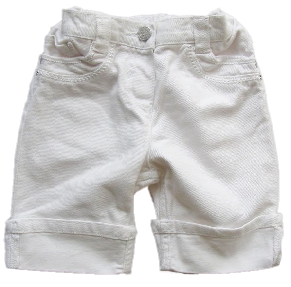 Bílé džínové 3/4 kalhoty George -vel.86