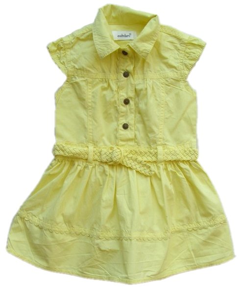Žluté letní šaty Early Days-vel.74