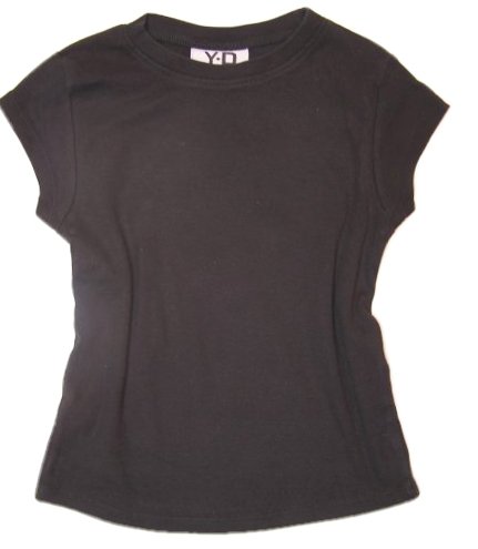 Černé bavlněné tričko Y.D. -vel.134
