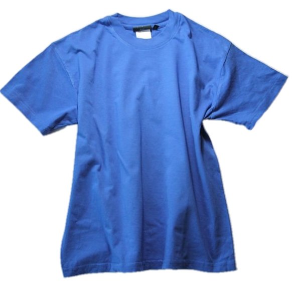 Modré bavlněné tričko s krátkým rukávem-vel.134