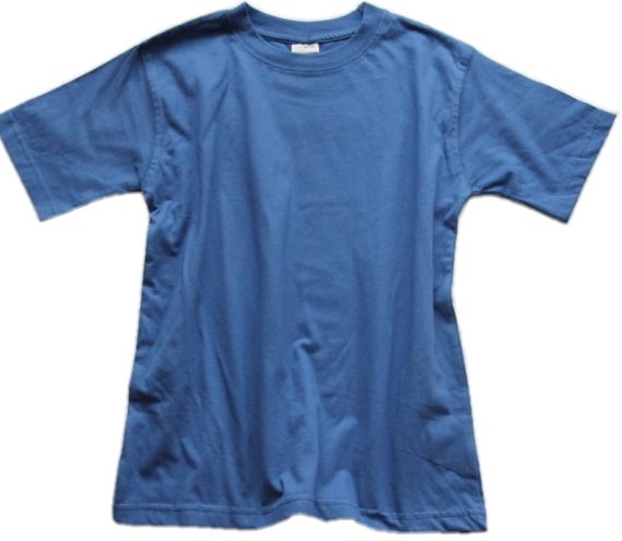 Jednobarevné tričko s krátkým rukávem-vel.134