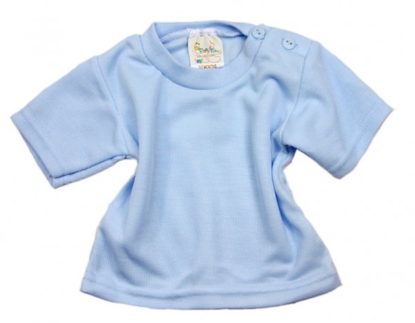 Modré kojenecké tričko s krátkým rukávem-vel.62