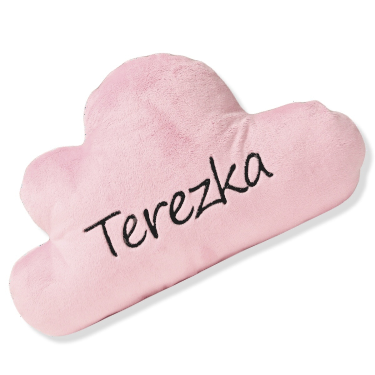 Mini polštář mráček - růžový se jménem Terezka