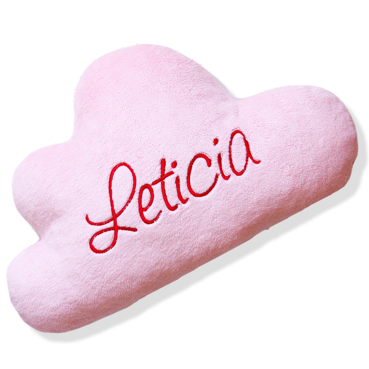 Mini polštář mráček -růžový se jménem Leticia