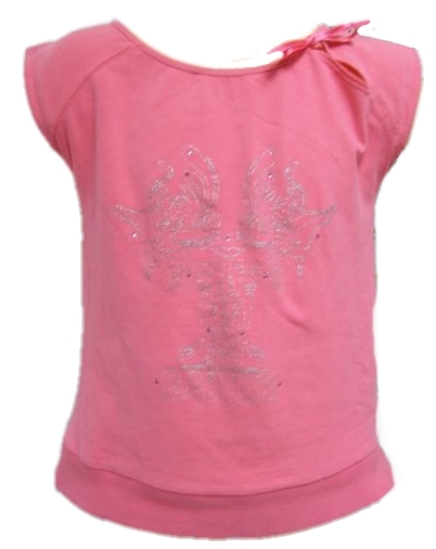 Růžové tričko -vel.128