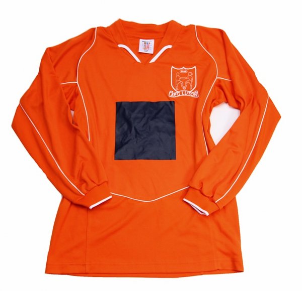 Oranžový dres s dlouhým rukávem -vel.134
