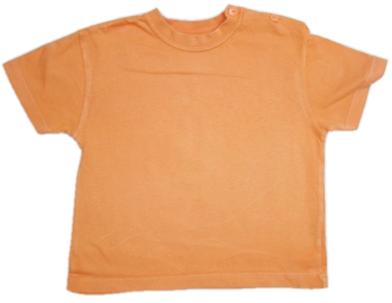 Oranžové bavlněné tričko George -vel.80
