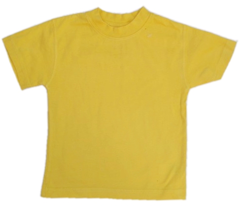 Žluté bavlněné tričko-vel.92