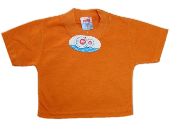 Oranžové bavlněné tričko -vel.68