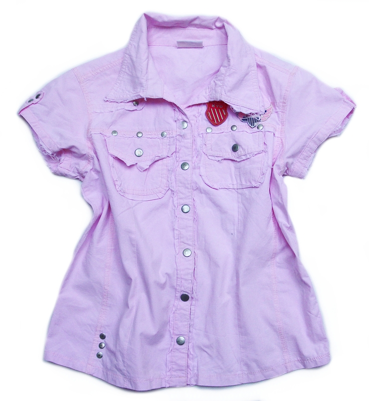 Růžová košile -vel.158
