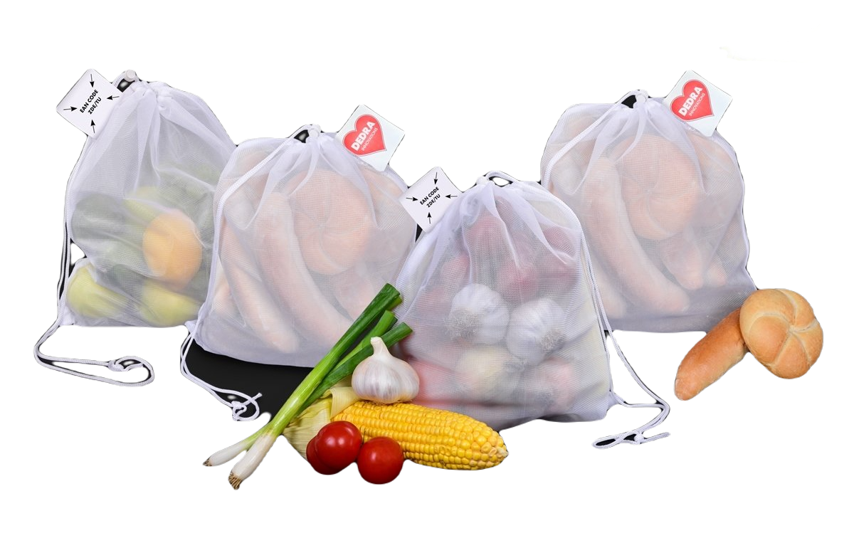 4ks EKOPYTLÍK na potraviny, pečivo, zeleninu a ovoce