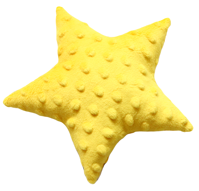Mini hvězdička Minky žlutá